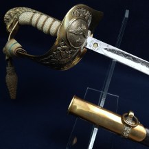 British WW2 1925 Pattern Royal Air Force Officers Sword of Group Captain David Lumgair CBE 1